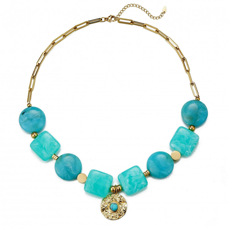 Ujana - Collier bleu