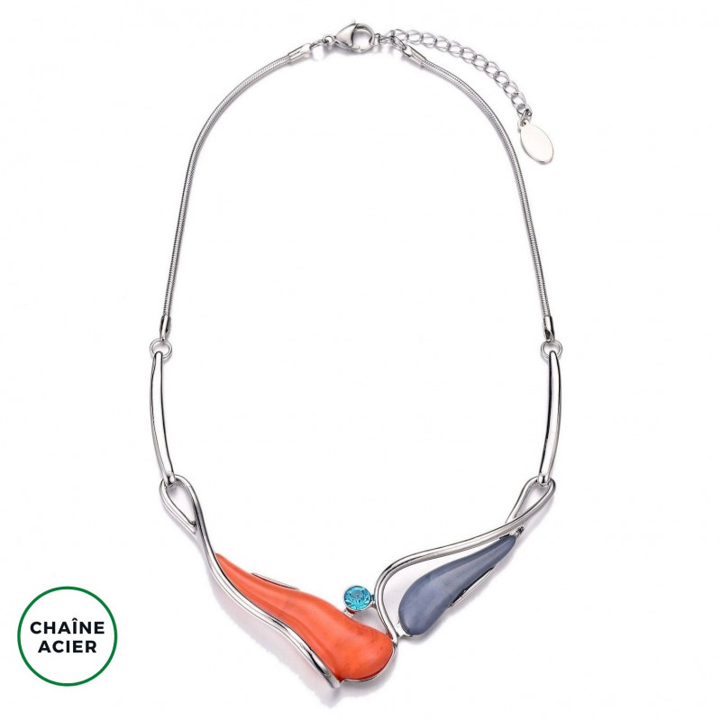 ADRIENNE-Collier multicolore