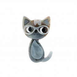 Payal - Broche aimantée Gris