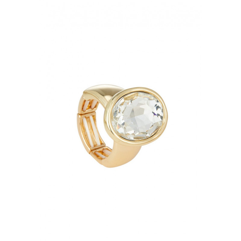 Rasima - Bague élastique Blanche