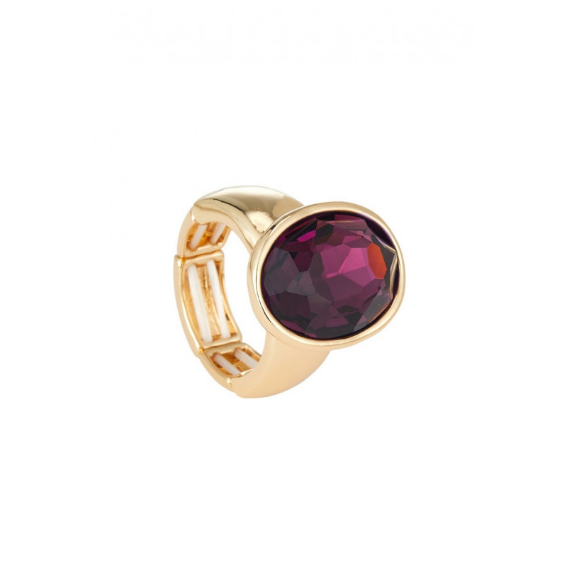 Rasima - Bague élastique Violette