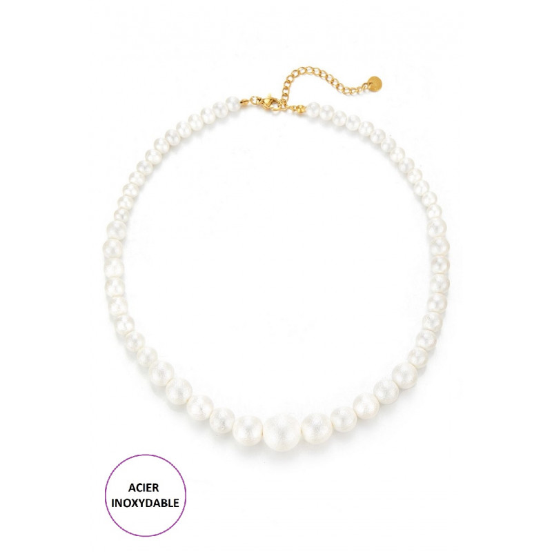 Sihem - Collier Blanc