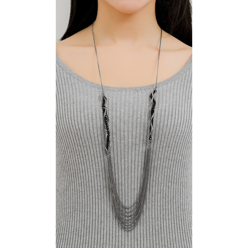 Wouroud - Sautoir noir