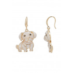 Orjawan - Boucle d'oreille crochet Blanche