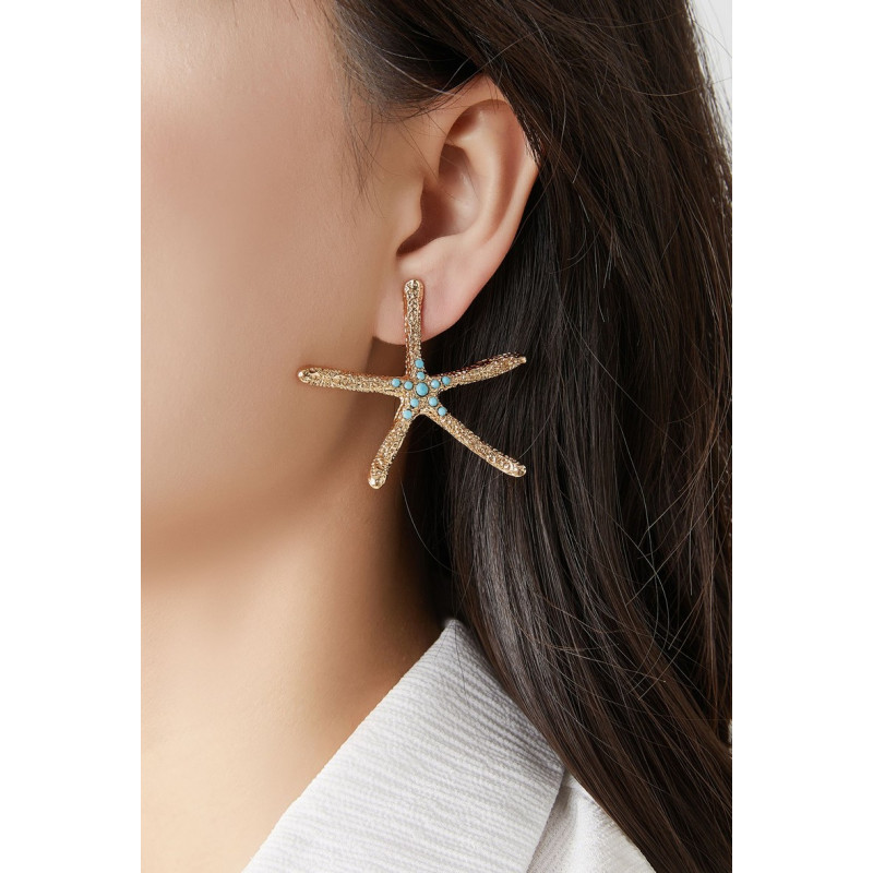 Nadea - Boucle d'oreille clip Dorée