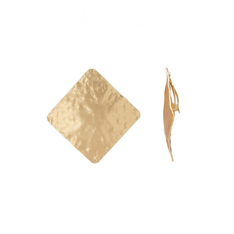 Nahle - Boucle d'oreille clip Dorée