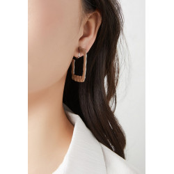 Nisrine - Boucle d'oreille clip Argentée