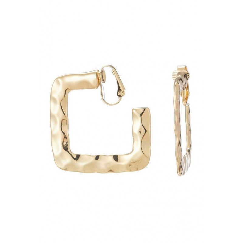 Nisrine - Boucle d'oreille clip Dorée