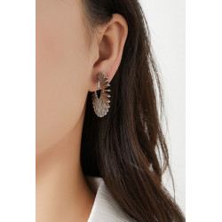 Noria - Boucle d'oreille clip Argentée