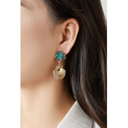 Nebla - Boucle d'oreille clip Abalone