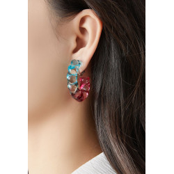 Ninette - Boucle d'oreille clip Multicolore