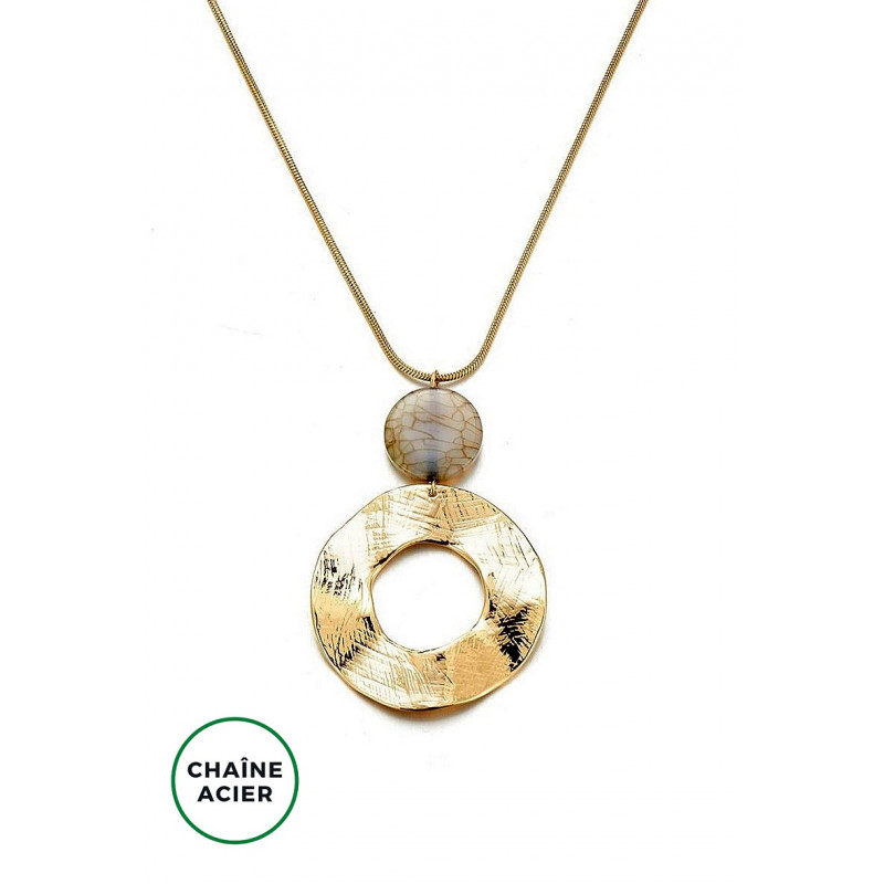 Imtinane - Sautoir Doré