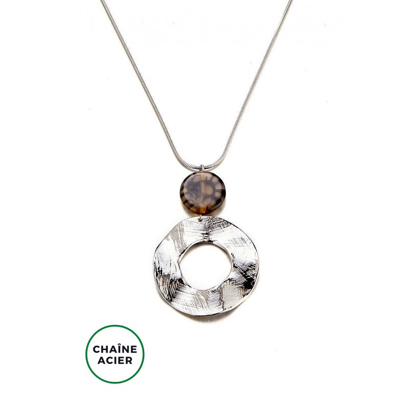 Imtinane - Sautoir Argenté