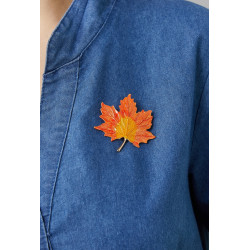 Felicyta - Broche épingle Orange