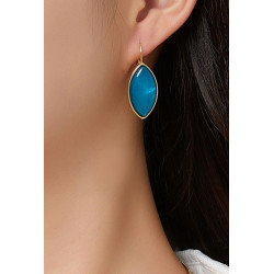 Aracely - Boucle d'oreille dormeuse Blanche