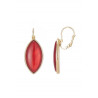 Aracely - Boucle d'oreille dormeuse Rouge