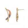 Eliette - Boucle d'oreille tige multicolore