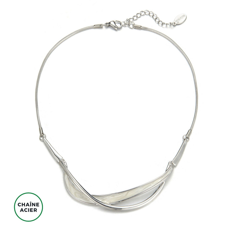 Eliette - Collier blanc