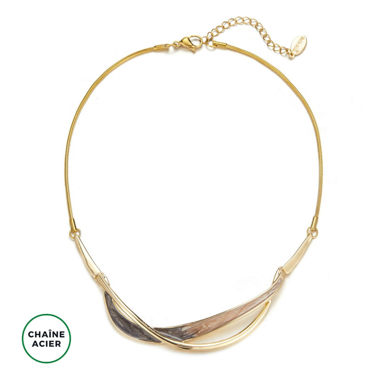 Eliette - Collier marron