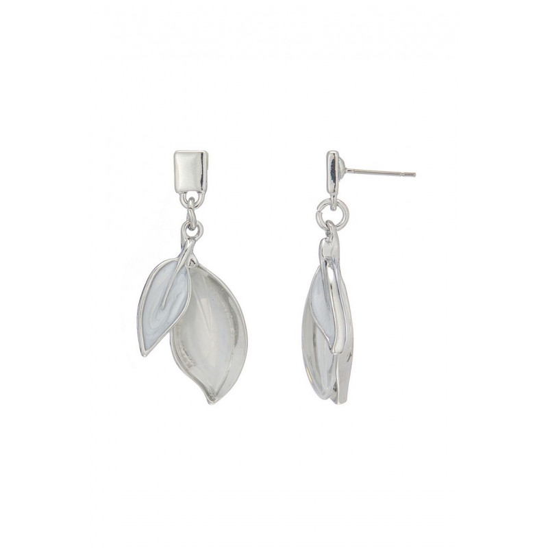 Bajlae - Boucle d'oreille tige Blanche