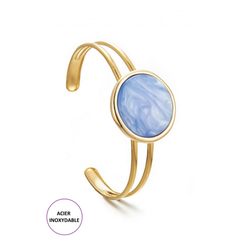 Badira - Bracelet réglable Bleu