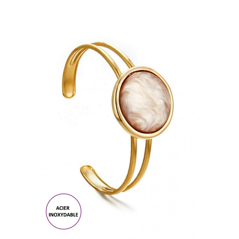 Badira - Bracelet réglable Taupe