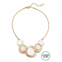 Badira - Collier Blanc