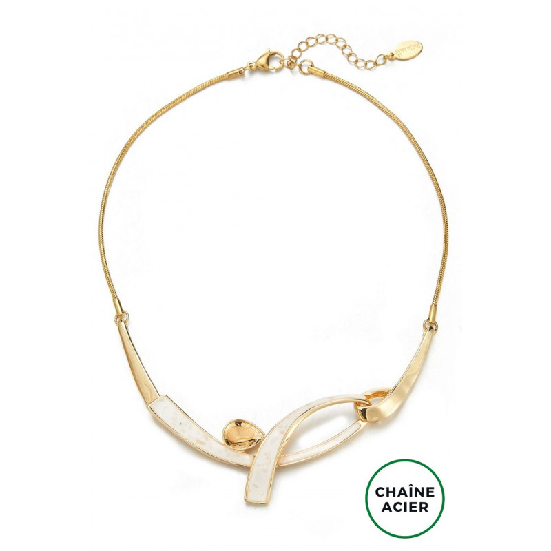 Boustane - Collier Blanc