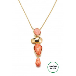 Borra - Sautoir Orange