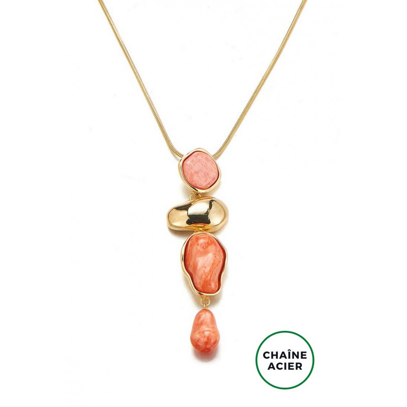 Borra - Sautoir Orange