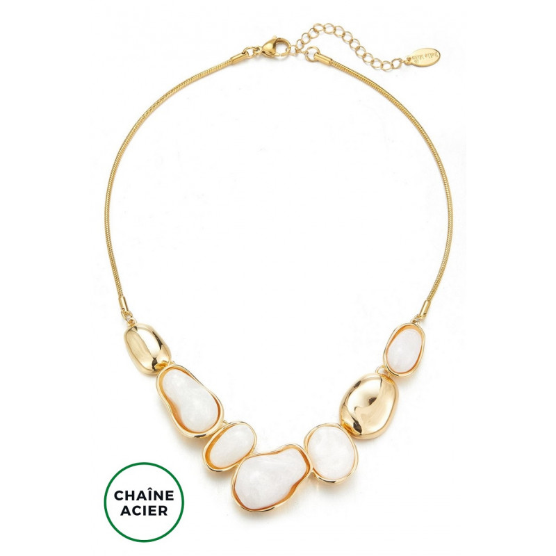 Bayaa - Collier Blanc