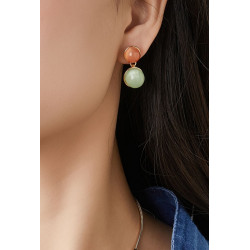 Boughia - Boucle d'oreille tige Multicolore