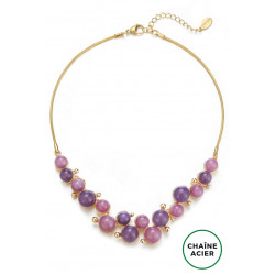 Boughia - Collier Violet