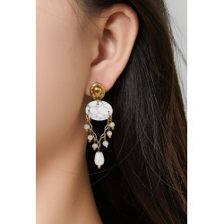 Ulco - Boucle d'oreille acier Grise