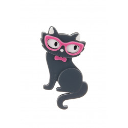 Ranka - Broche aimantée Grise