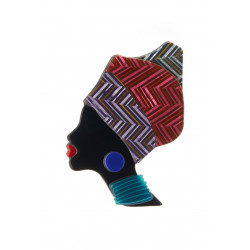 Reetaq - Broche aimantée Rouge