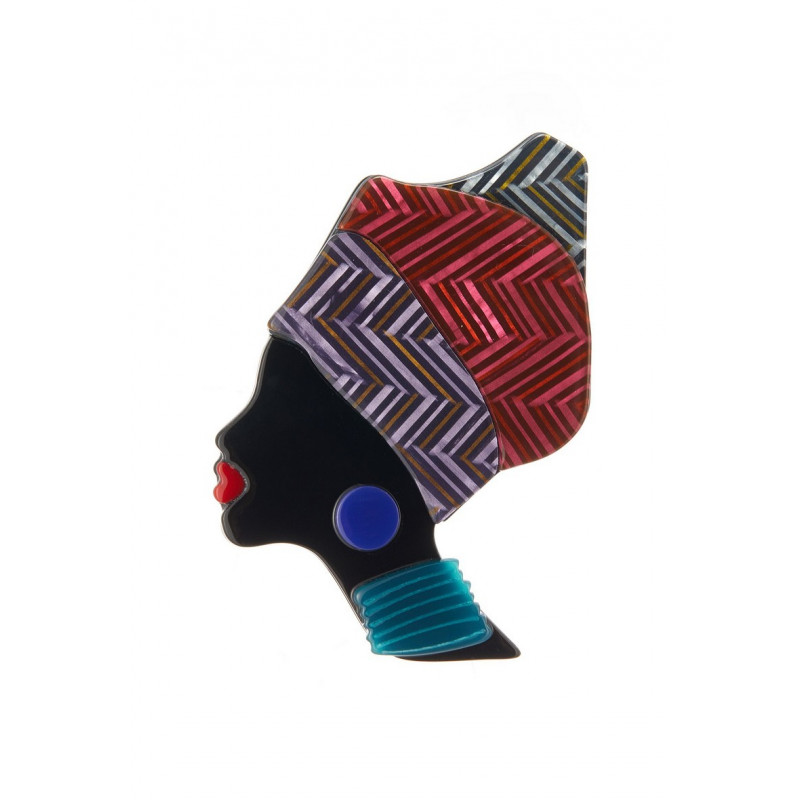 Reetaq - Broche aimantée Rouge