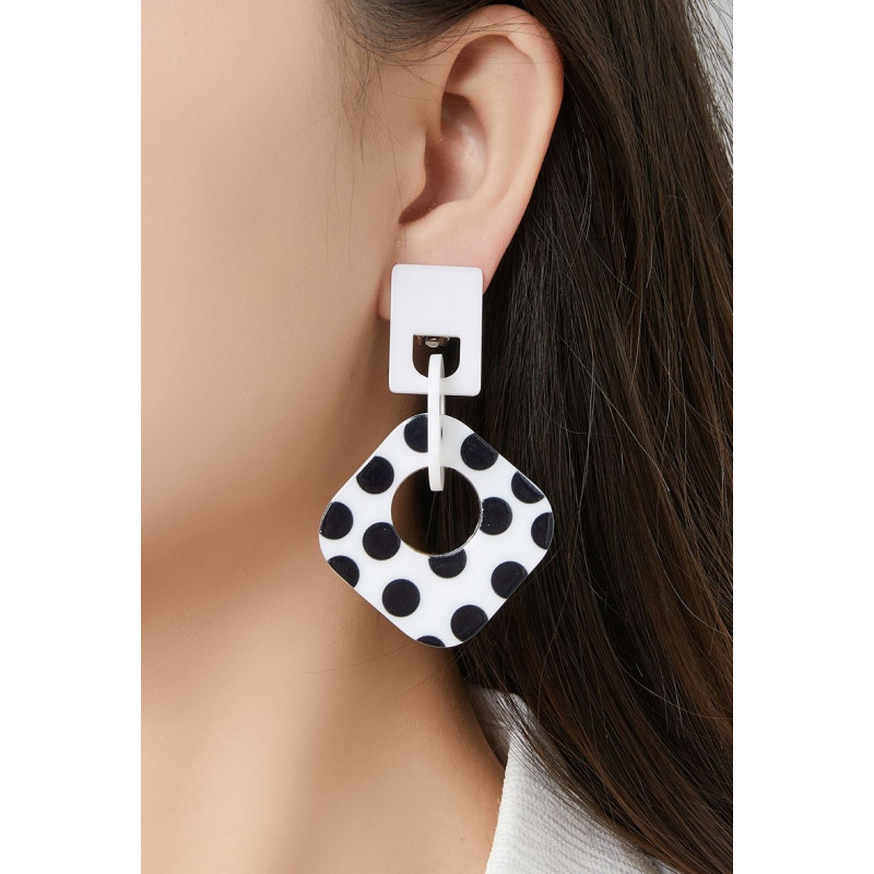 Funanya - Boucle d'oreille clip Noire