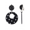 Florencia - Boucle d'oreille clip Noire