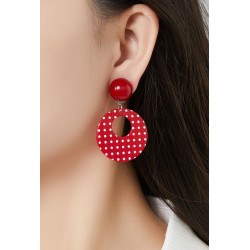 Florencia - Boucle d'oreille clip Rayure