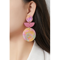 Noreen - Boucle d'oreille clip Beige