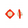 Zillah - Boucle d'oreille Orange