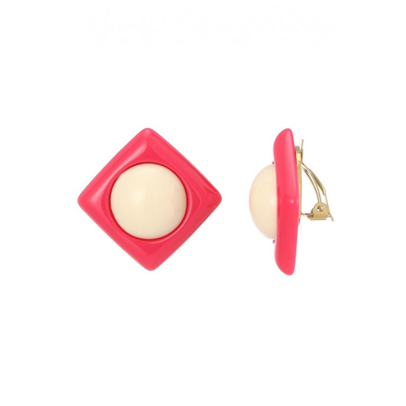 Zillah - Boucle d'oreille Rose