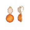 Fedelm - Boucle d'oreille clip Orange