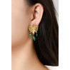 Zivit - Boucle d'oreille clip Bleue