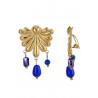 Zivit - Boucle d'oreille clip Bleue