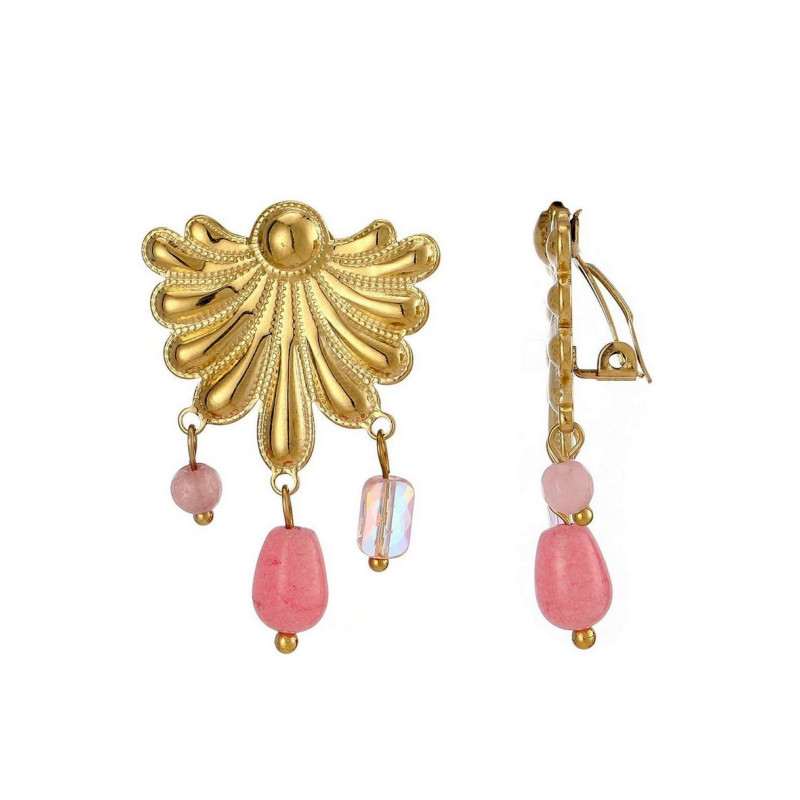 Zivit - Boucle d'oreille clip Rose