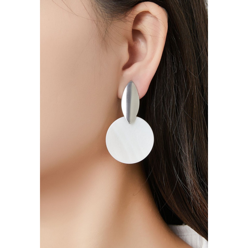 Hailwic - Boucle d'oreille clip Blanche