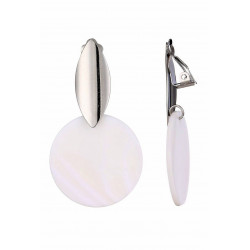 Hailwic - Boucle d'oreille clip Blanche