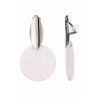 Hailwic - Boucle d'oreille clip Blanche
